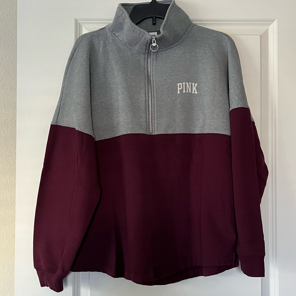 PINK Quarter Zip Sweatshirt